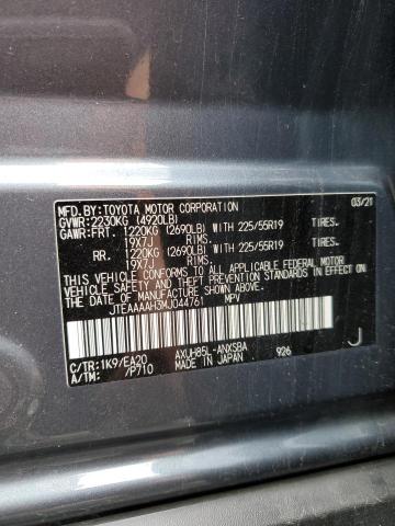 Photo 14 from auction – 2021 TOYOTA VENZA LE with VIN JTEAAAAH3MJ044761