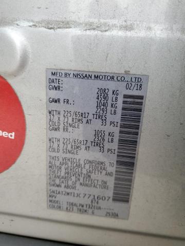 Photo 14 from auction – 2018 NISSAN ROGUE S with VIN 5N1AT2MT1JC771607