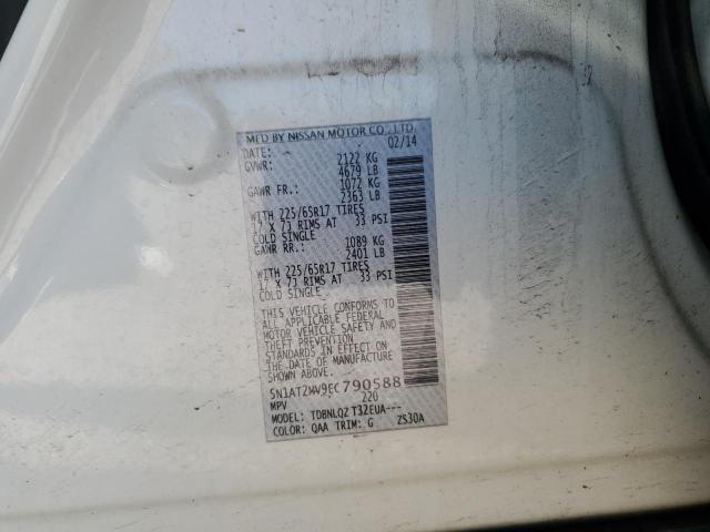 Photo 14 from auction – 2014 NISSAN ROGUE S with VIN 5N1AT2MV9EC790588