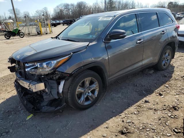 TOYOTA HIGHLANDER 2018 with VIN 5TDDZRFH7JS874059 - Photo from auction