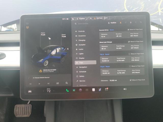 Photo 9 from auction – 2023 TESLA MODEL 3 with VIN 5YJ3E1EA6PF506918