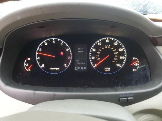 Photo 9 from auction – 2007 HYUNDAI AZERA SE with VIN KMHFC46F47A171001