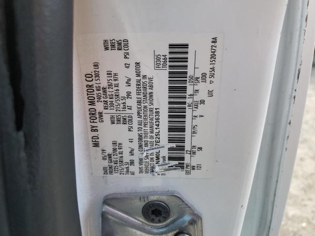 Photo 14 from auction – 2020 FORD TRANSIT CO with VIN NM0LS7E25L1436381