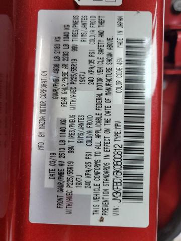 Photo 14 from auction – 2019 MAZDA CX-5 GRAND with VIN JM3KFBDY6K0600812