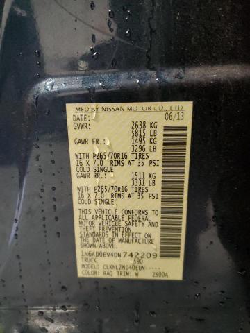 Photo 10 from auction – 2013 NISSAN FRONTIER S with VIN 1N6AD0EV4DN742209