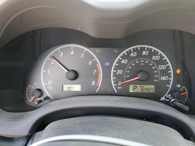 Photo 9 from auction – 2009 TOYOTA COROLLA BA with VIN 2T1BU40E09C168997