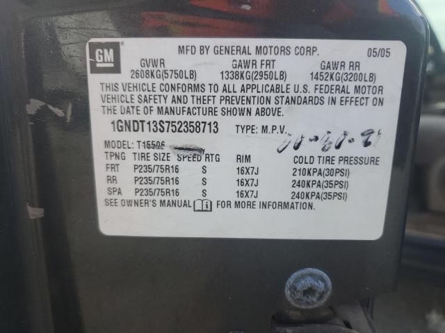 Photo 14 from auction – 2005 CHEVROLET TRAILBLAZE with VIN 1GNDT13S752358713