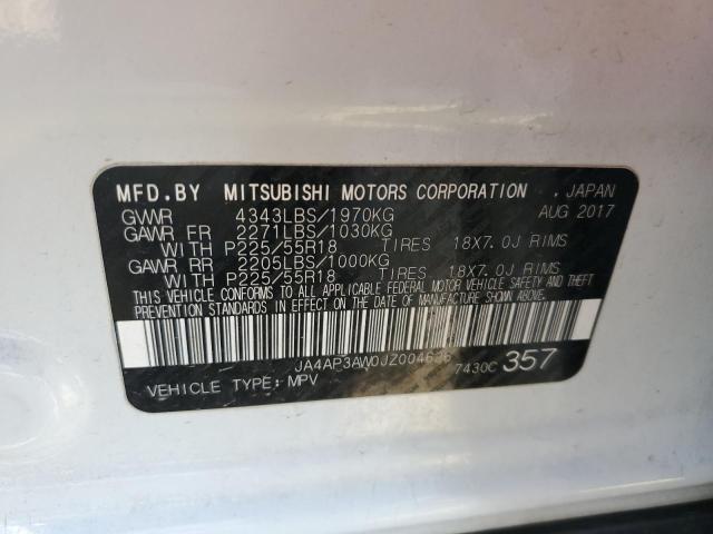 Photo 14 from auction – 2018 MITSUBISHI OUTLANDER with VIN JA4AP3AW0JZ004626