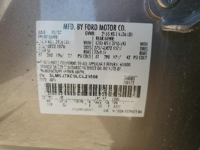 Photo 14 from auction – 2020 LINCOLN AVIATOR RE with VIN 5LM5J7XC9LGL23558