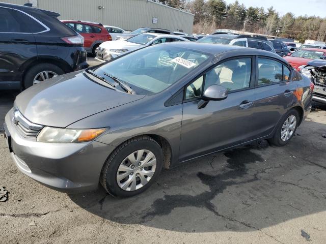 HONDA CIVIC LX 2012 with VIN 2HGFB2F50CH610615 - Photo from auction