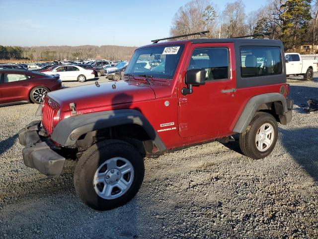 JEEP WRANGLER S 2012 with VIN 1C4AJWAG5CL287001 - Photo from auction