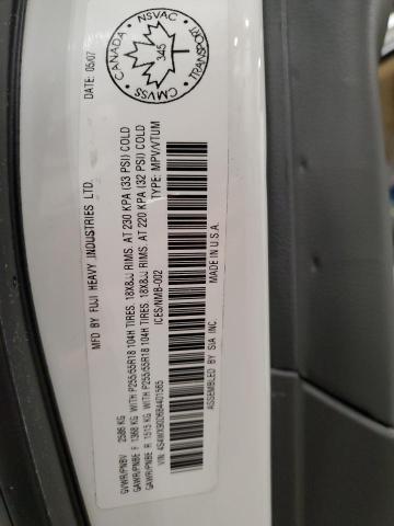 Photo 14 from auction – 2008 SUBARU TRIBECA LI with VIN 4S4WX90D684401565