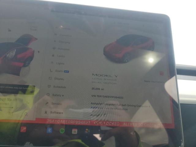 Снимка 9 от търг – 2024 TESLA MODEL Y с VIN 7SAYGAEE0RF994823