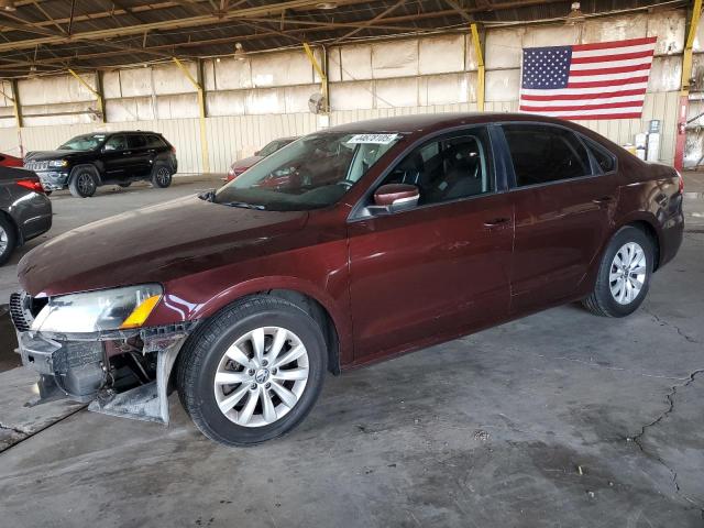 Photo 1 from auction – 2013 VOLKSWAGEN PASSAT S with VIN 1VWAP7A36DC096378