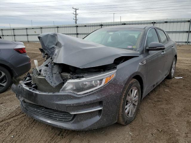 KIA OPTIMA LX 2018 with VIN KNAGT4L35J5211537 - Photo from auction