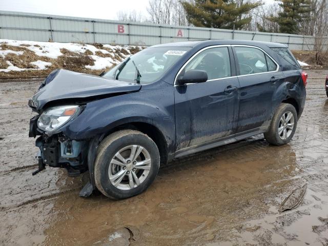 CHEVROLET EQUINOX LS 2017 with VIN 2GNALBEK8H1510282 - Photo from auction