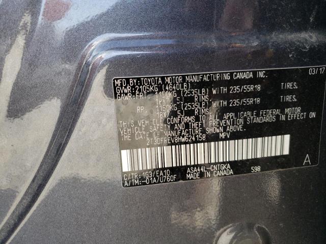 Photo 14 from auction – 2017 TOYOTA RAV4 LIMIT with VIN 2T3DFREV8HW624158