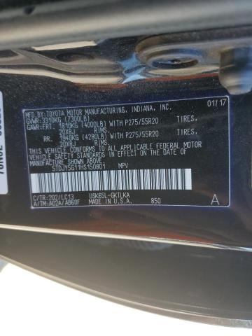 Photo 14 from auction – 2017 TOYOTA SEQUOIA LI with VIN 5TDJY5G11HS150801