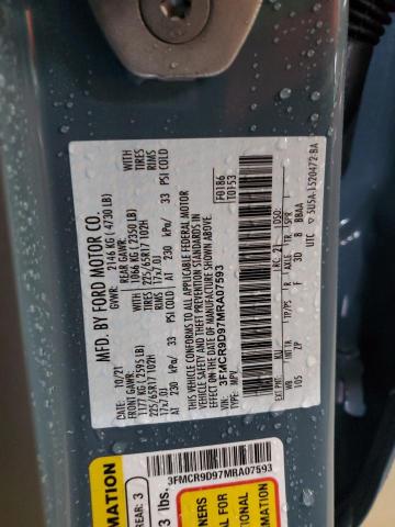 Photo 14 from auction – 2021 FORD BRONCO SPO with VIN 3FMCR9D97MRA07593