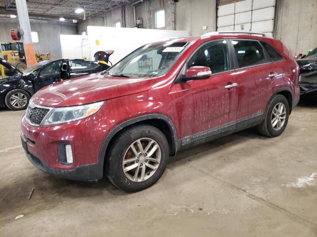 KIA SORENTO LX 2015 with VIN 5XYKT3A60FG599764 - Photo from auction