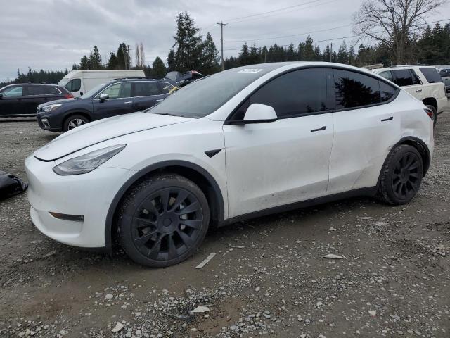 TESLA MODEL Y 2021 with VIN 5YJYGAEE7MF295713 - Photo from auction