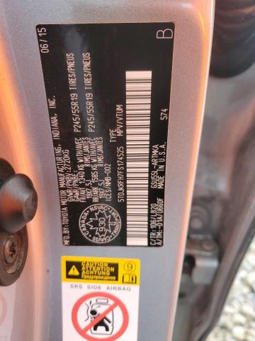 صورة رقم 14 من المزاد - 2015 TOYOTA HIGHLANDER مع VIN 5TDJKRFH7FS174525