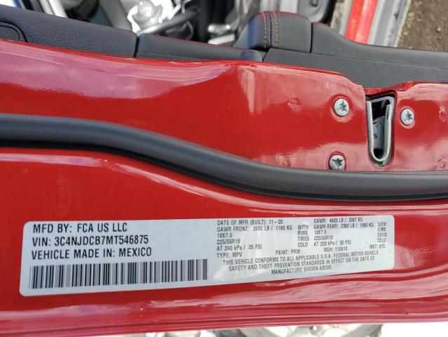 Photo 14 from auction – 2021 JEEP COMPASS LI with VIN 3C4NJDCB7MT546875