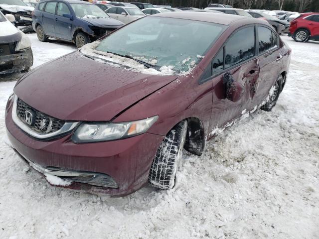 HONDA CIVIC LX 2013 with VIN 2HGFB2F46DH006057 - Photo from auction