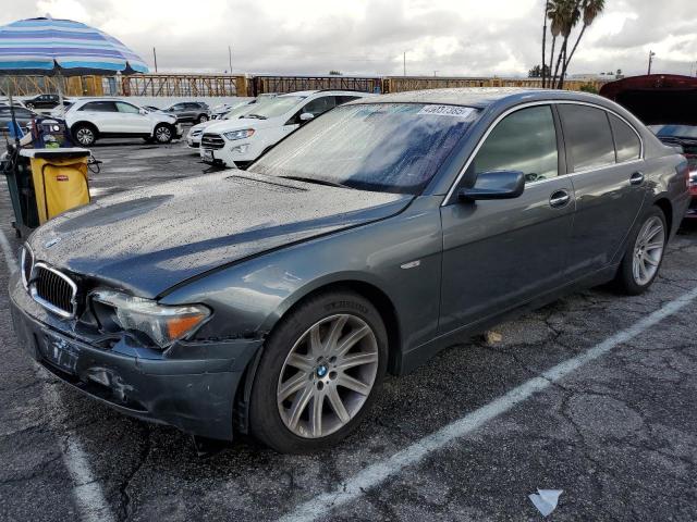 BMW 745 I 2005 with VIN WBAGL63565DP76324 - Photo from auction