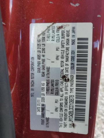 Photo 14 from auction – 2012 MAZDA 5 with VIN JM1CW2BL0C0108878