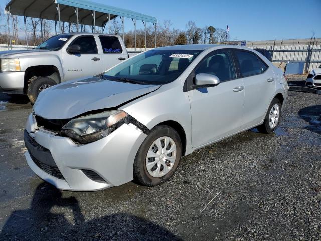 TOYOTA COROLLA L 2015 with VIN 2T1BURHE7FC244017 - Photo from auction