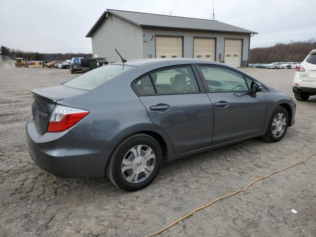 Photo 3 from auction – 2012 HONDA CIVIC HYBR with VIN JHMFB4F37CS010142