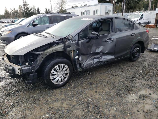 HONDA CIVIC LX 2013 with VIN 19XFB2F54DE205787 - Photo from auction