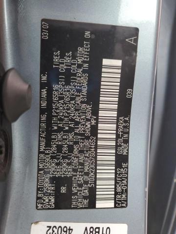 Photo 14 from auction – 2007 TOYOTA SIENNA with VIN 5TDZK23C57S044652