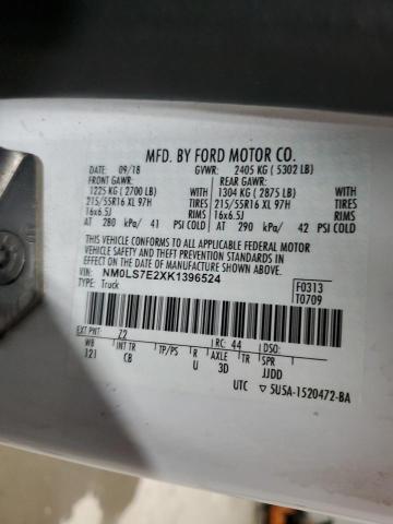 Photo 14 from auction – 2019 FORD TRANSIT CO with VIN NM0LS7E2XK1396524
