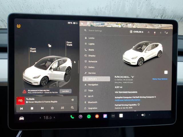 Photo 9 from auction – 2025 TESLA MODEL Y with VIN 7SAYGDEE7SA346013