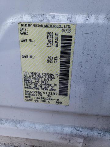 Photo 14 from auction – 2013 NISSAN LEAF S with VIN 1N4AZ0CP8DC413197