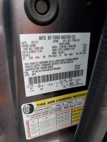 Photo 14 from auction – 2014 FORD EXPEDITION with VIN 1FMJU1K53EEF06483
