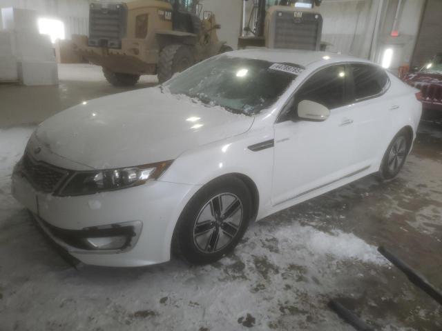 KIA OPTIMA HYB 2013 with VIN KNAGM4AD2D5047693 - Photo from auction
