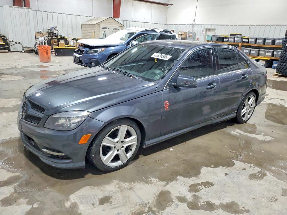 MERCEDES-BENZ C 2011 with VIN WDDGF8BB4BR143970 - Photo from auction