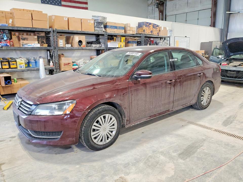 VOLKSWAGEN PASSAT S 2014 with VIN 1VWAS7A38EC056481 - Photo from auction