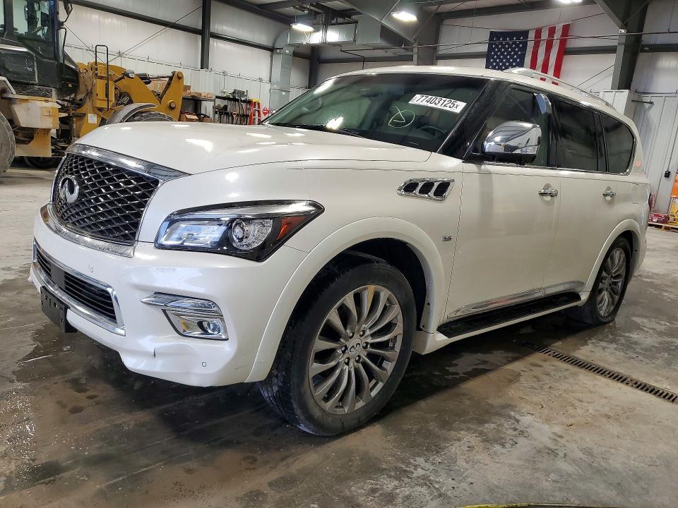 INFINITI QX80 2015 with VIN JN8AZ2NF6F9572900 - Photo from auction