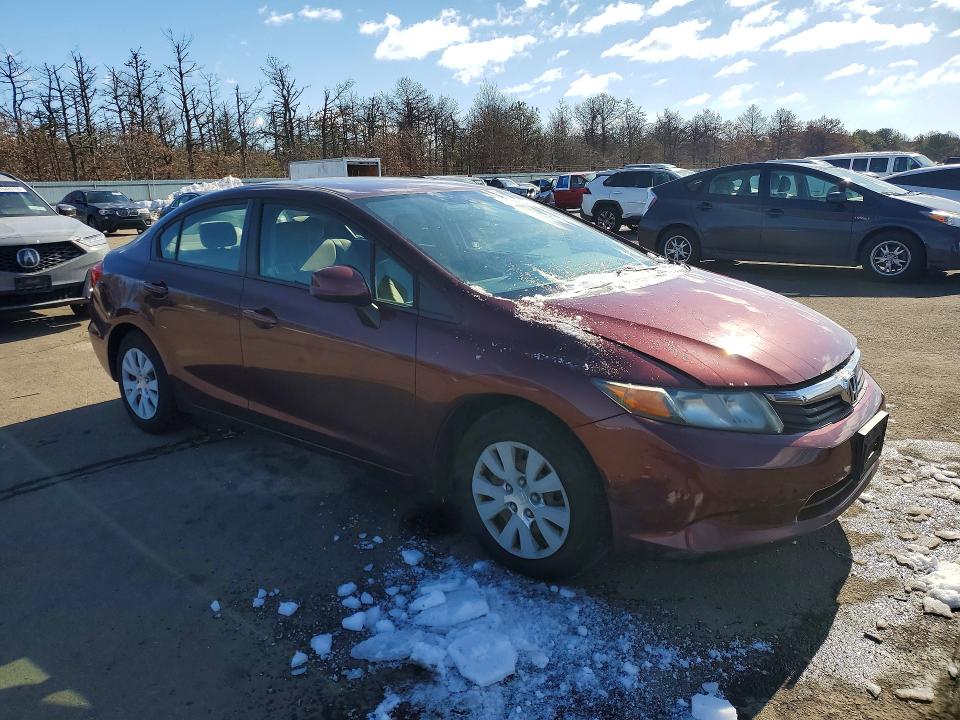 Photo 4 from auction – 2012 HONDA CIVIC with VIN 19XFB2F55CE389698