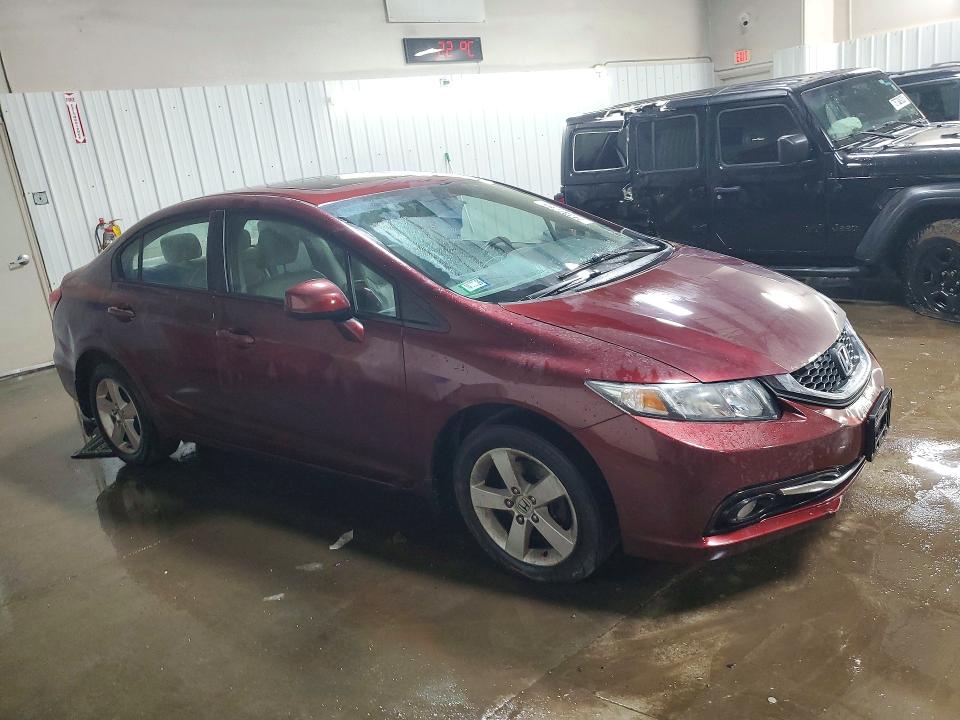 Photo 4 from auction – 2013 HONDA CIVIC with VIN 19XFB2F96DE076244