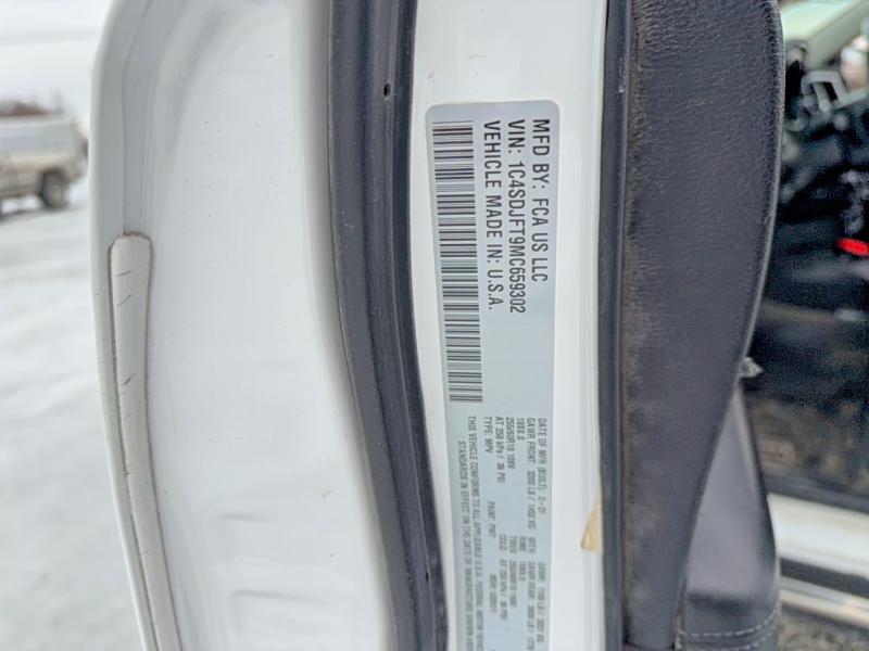 Photo 10 from auction – 2021 DODGE DURANGO with VIN 1C4SDJFT9MC659302