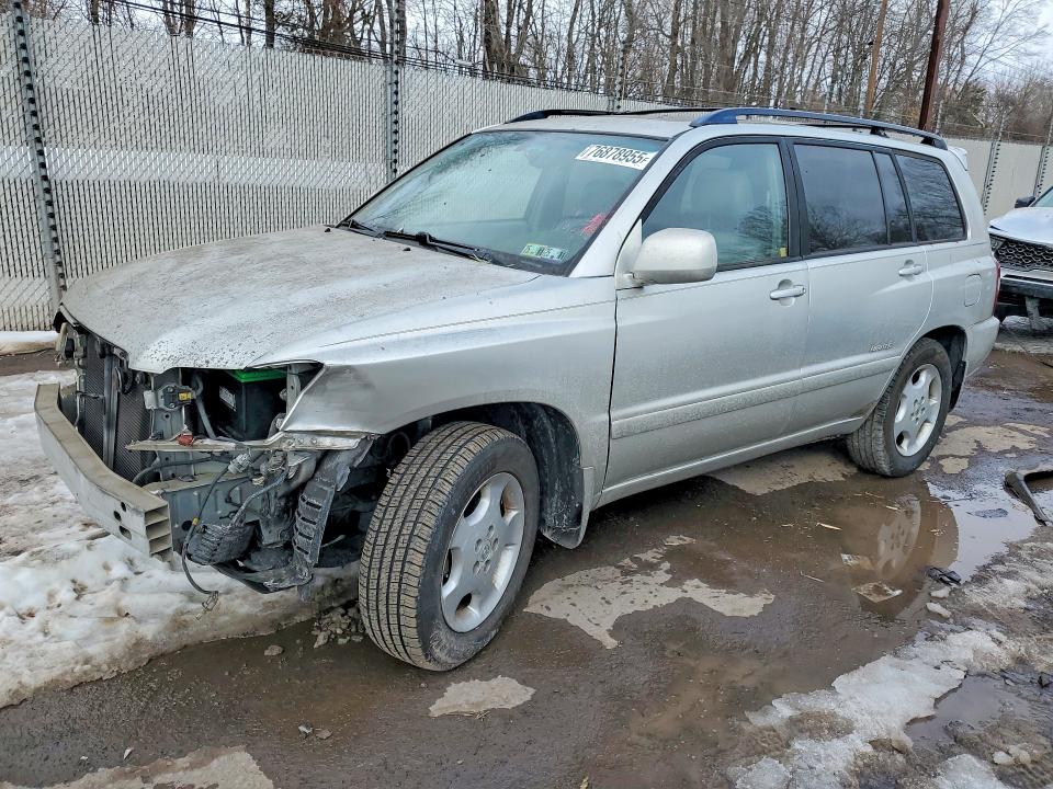 TOYOTA HIGHLANDER 2007 with VIN JTEDP21A170127121 - Photo from auction