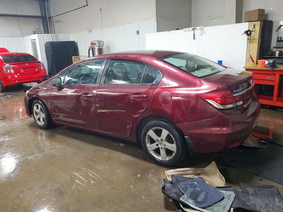 Photo 2 from auction – 2013 HONDA CIVIC with VIN 19XFB2F96DE076244