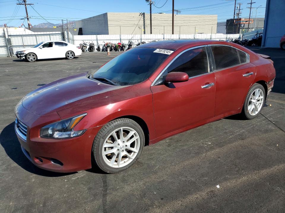 NISSAN MAXIMA S 2013 with VIN 1N4AA5AP3DC822263 - Photo from auction
