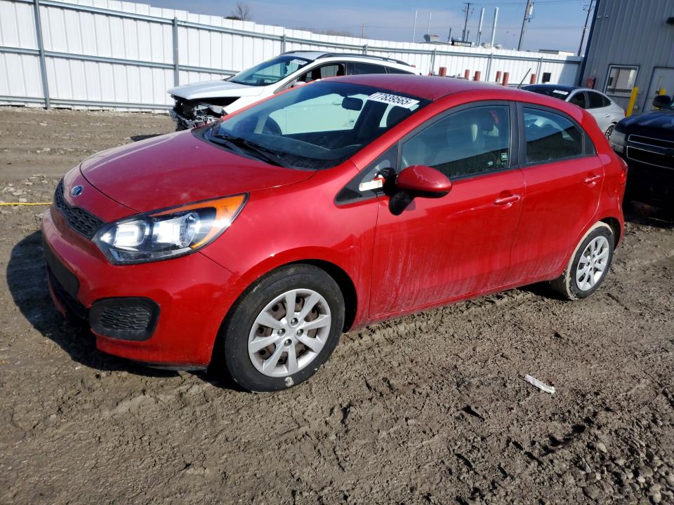 KIA RIO 2013 with VIN KNADM5A31D6234210 - Photo from auction