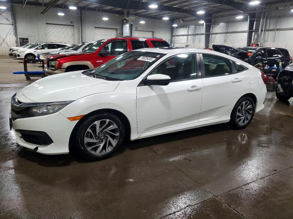 HONDA CIVIC 2017 with VIN 19XFC2F71HE080381 - Photo from auction